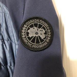 Womens Large Navy Down Canada Goose Hybridge Jacket